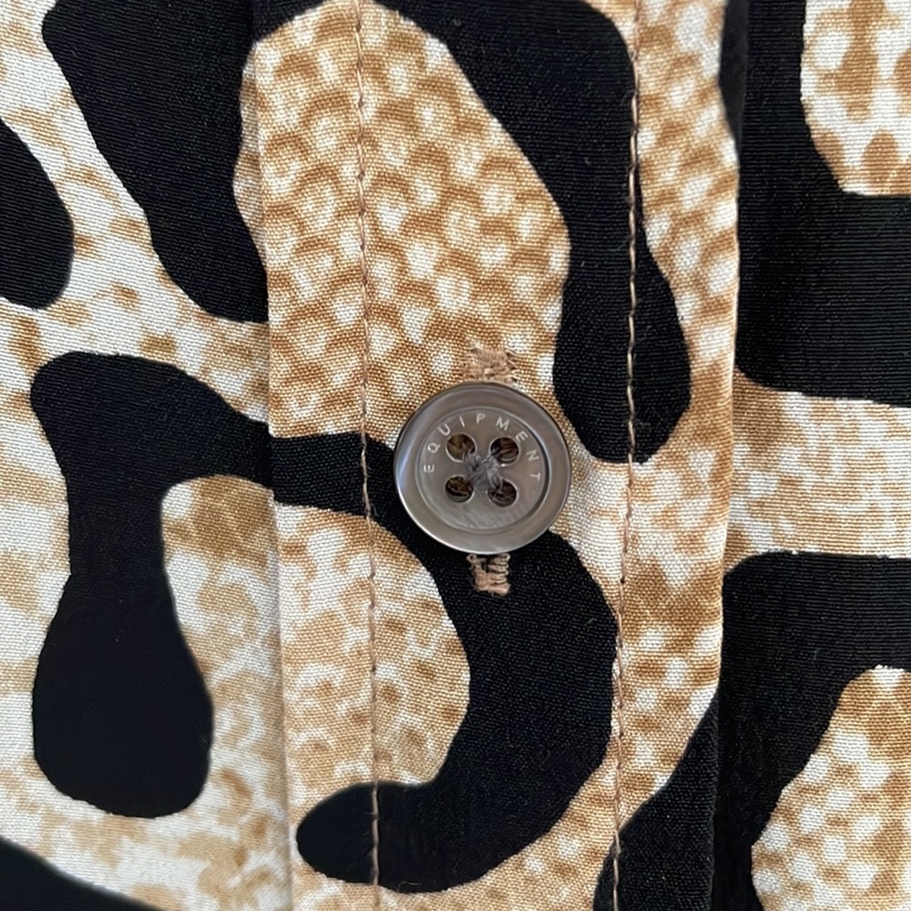 Equipment Button-Down Silk Blouse - image 4